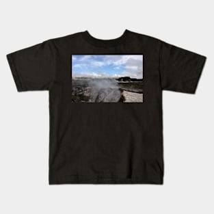 Nouvelle Zélande - Rotorua, Te Puia Kids T-Shirt